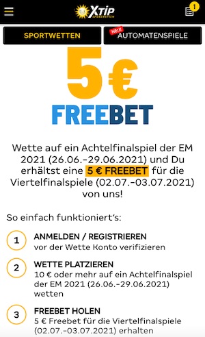 freebet - bonus sport 4 eventi quota 2.50 5 giorni